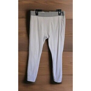 DSG Mens White Base Layer Pants Leggings Sz XL Sports Bottoms Compression Active